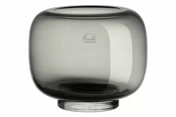 Fanni K Maljakko Uumen harmaa 20 cm - Maljakot ja kynttilänjalat - 6410416457444 - 1