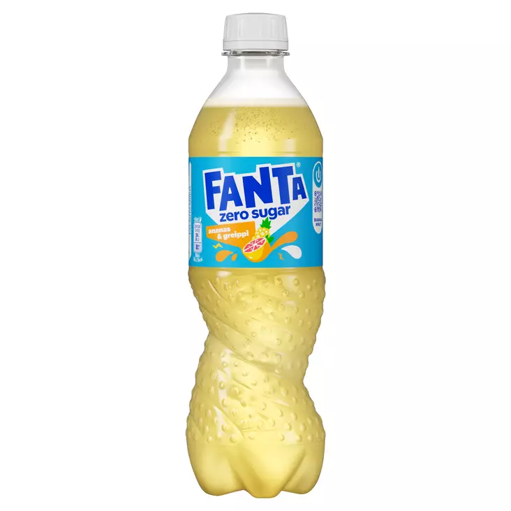 Fanta Ananas&Greippi Zero 0,5l - Virvoitusjuomat ja mixerit - 6415600594684 - 1