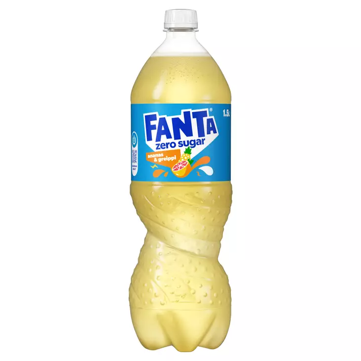 Fanta Ananas&Greippi zero 1,5l - Virvoitusjuomat ja mixerit - 6415600594714 - 1