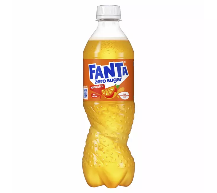 Fanta Appelsiini Zero virvoitusjuoma 0,5l - Virvoitusjuomat ja mixerit - 6415600506434 - 1