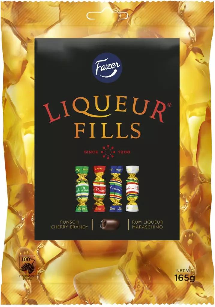 Fazer Liqueurs fills 165g - Karkit - 6416453032644 - 1