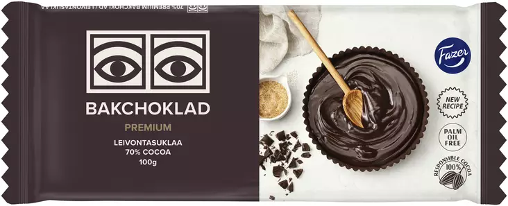 Fazer Ögen Leivontasuklaa 70% 100g - Makeiset - 6416453054554 - 1