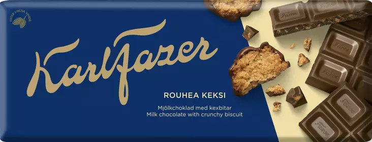 Fazer Rouhea keksi suklaalevy 180g - Suklaat - 6416453014374 - 1