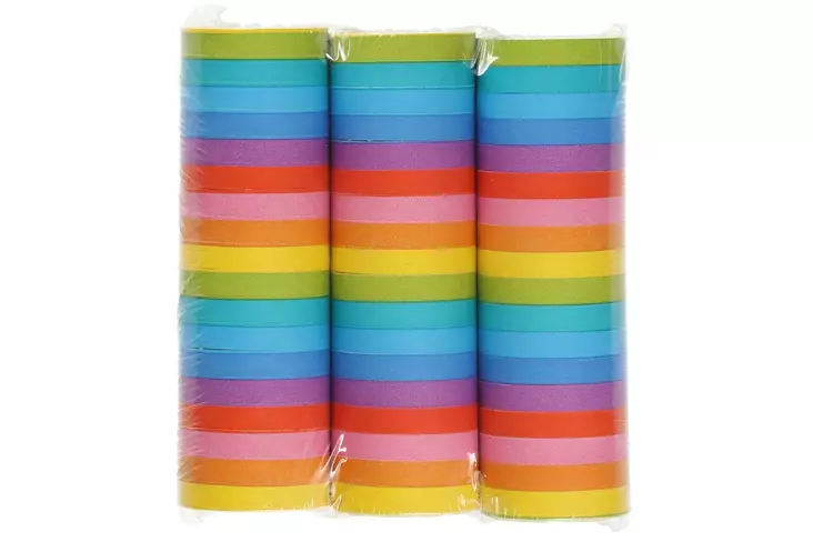 Festi serpentiini rainbow 3 rullan pussi - Vappukoristeet - 6410413302174 - 2