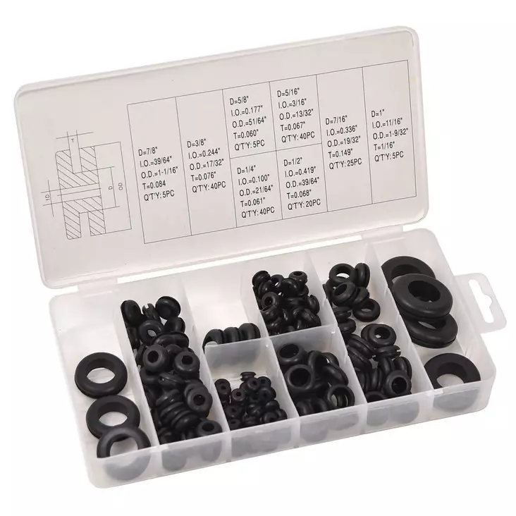 Finbullet Läpivientikumisarja 180-osaa - Muut kiinnitystarvikkeet ja lajitelmat - 6430017708134 - 1