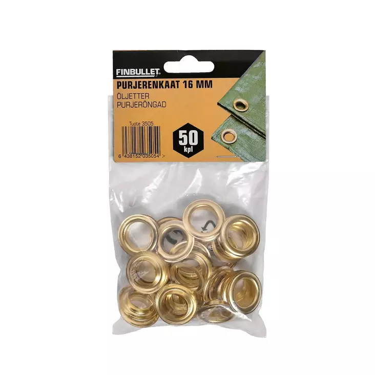 Finbullet Purjerenkaat 16 mm 50 kpl - Muut kiinnitystarvikkeet ja lajitelmat - 6438152035054 - 1