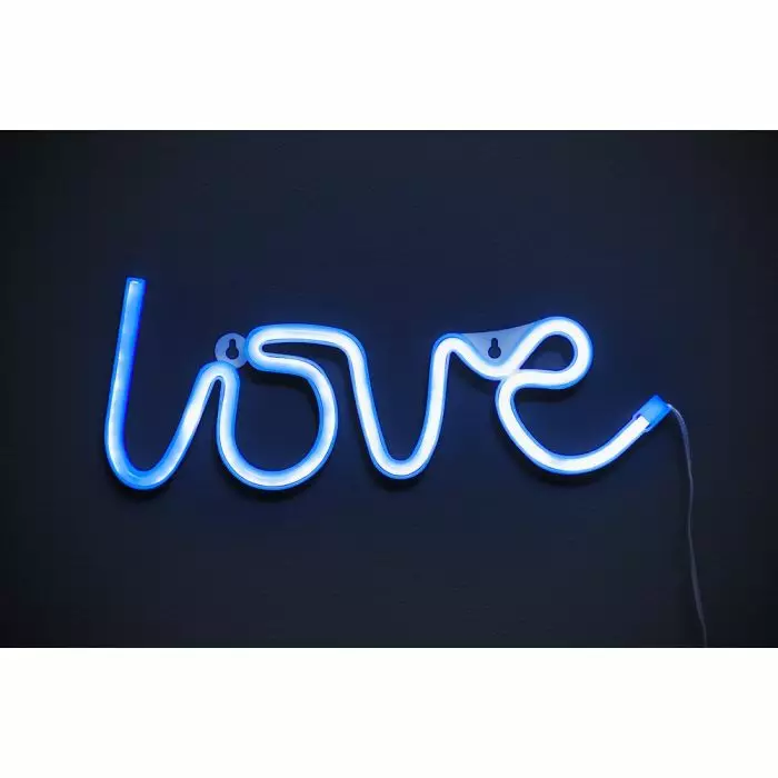 Finnlumor Led-valo teksti love sininen - Jouluvalot - 6410416480824 - 1