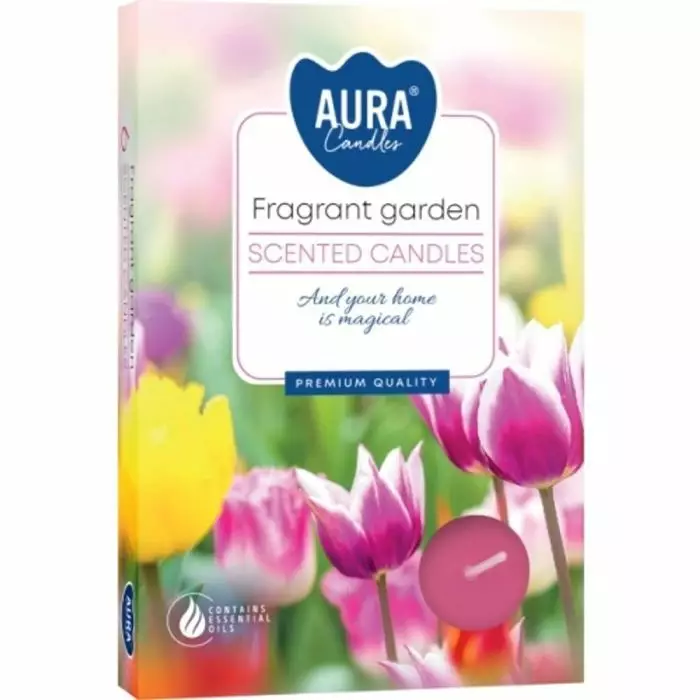 Fragrant garden tuoksulämpökynttilä 6kpl - Tuoksukynttilät - 5906927053264 - 1