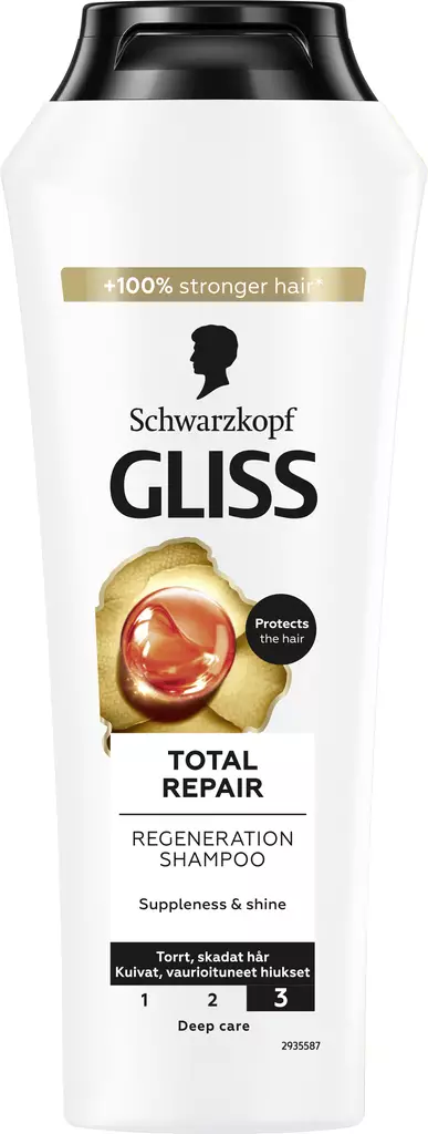 Gliss Total Repair shampoo 250ml - Shampoot - 7332531117814 - 1