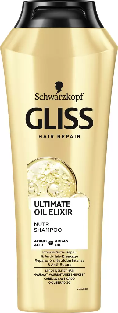 GLISS ULTIMATE OIL ELIXIR SHAMPOO - Hiustenhoito ja hiuskoristeet - 7332531037914 - 1