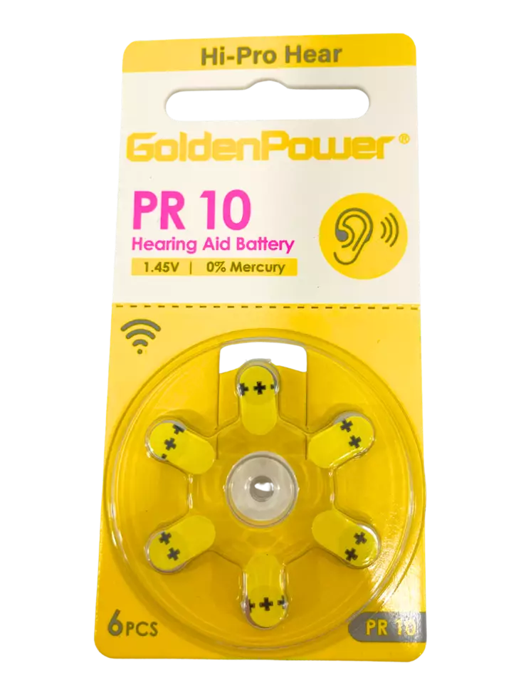 Goldenpower kuulokojeparisto A10 - Erikoisparistot - 4895026708414 - 1