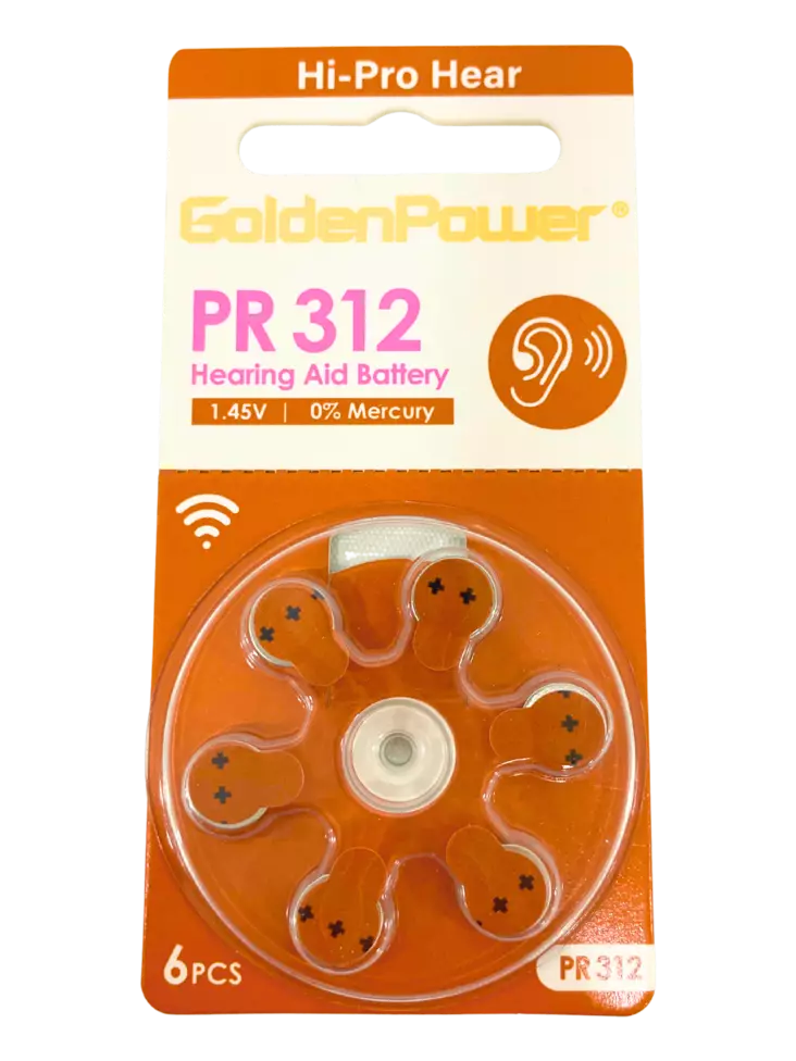 Goldenpower kuulokojeparisto A312 - Erikoisparistot - 4895026708544 - 1