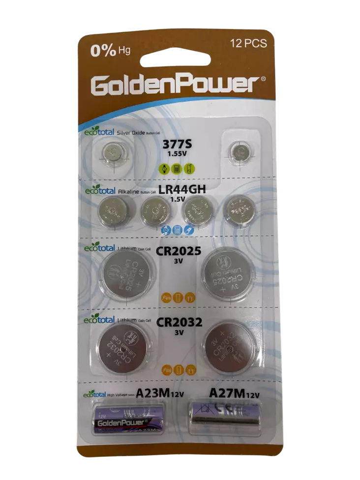 Goldenpower nappiparistolajitelma 12KPL - Nappiparistot - 4895026706854 - 1