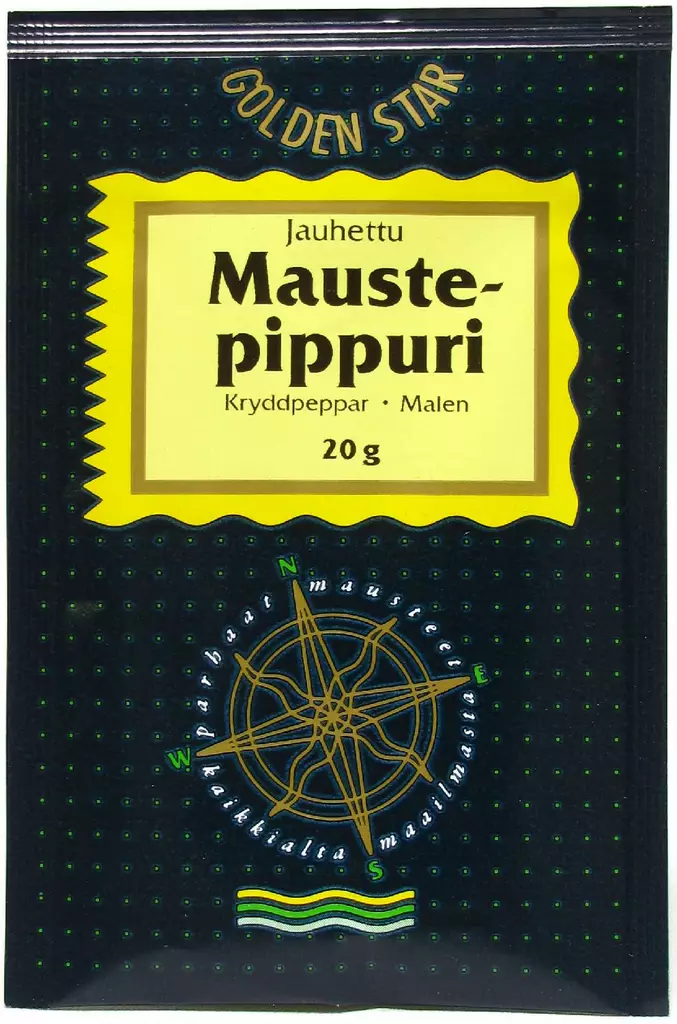 Golden Star Maustepippuri jauhettu 20g - Mausteet - 6434800006094 - 1