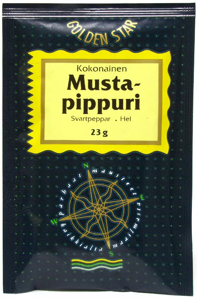 Gs kokonainen mustapippuri 23g - Mausteet - 6434800006124 - 1