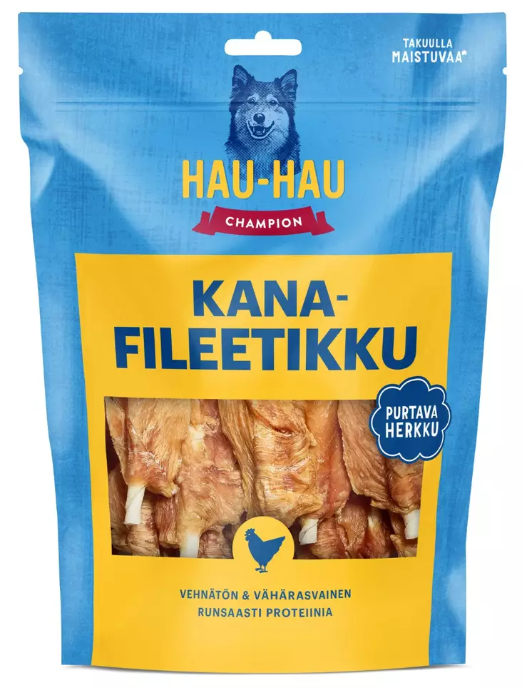 Hau-Hau Champion Kanafileetikku 325g - Koiran luut - 6430076894014 - 1