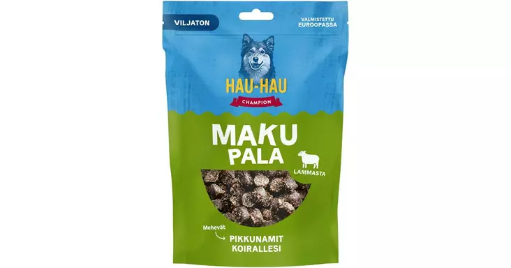 Hau-Hau Champion Viljaton Makupala lammas 100g - Koiran herkut - 6430076895134 - 1