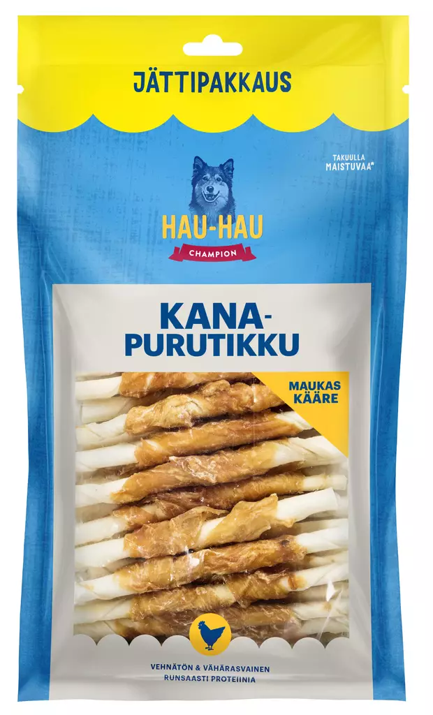 Hau Hau kanapurutikku 600g 13cm - Koiran luut - 6430056889054 - 1