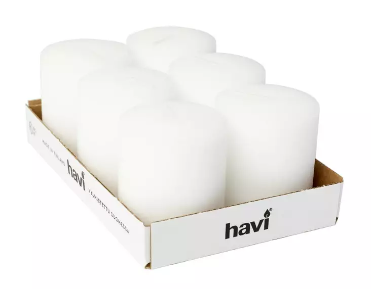 Havi hautakynttilä Refill 6kpl - Hauta- ja öljykynttilät - 6411630860164 - 1