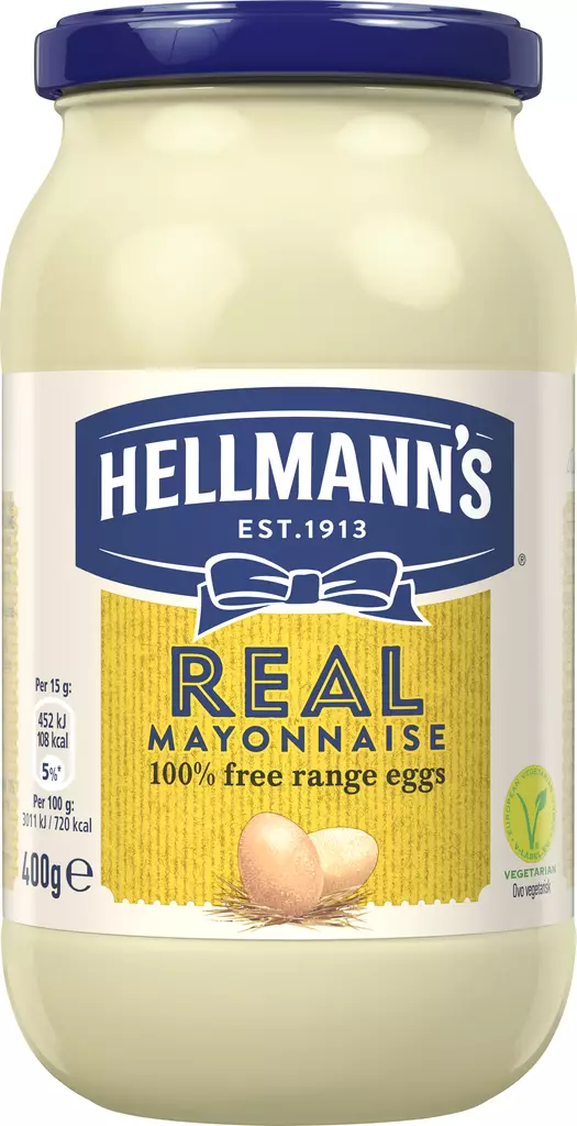 Hellmann's Real majoneesi 400g - Ruokaöljyt, maustaminen ja makeutus - 5000184321064 - 1