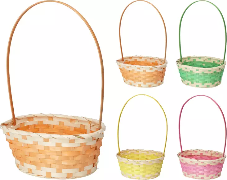 Kori sangalla värilajitelma 24x20cm - Pääsiäiskoristeet - 8721037356664 - 1