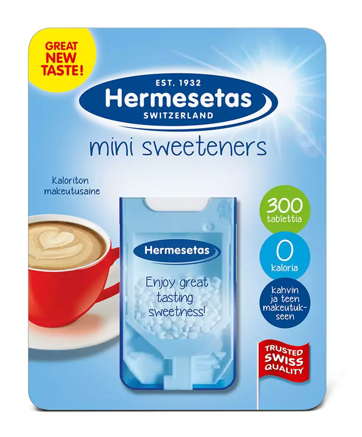 Hermesetas 300kpl Mini Sweeteners - Makeutusaineet - 7610211080604 - 1