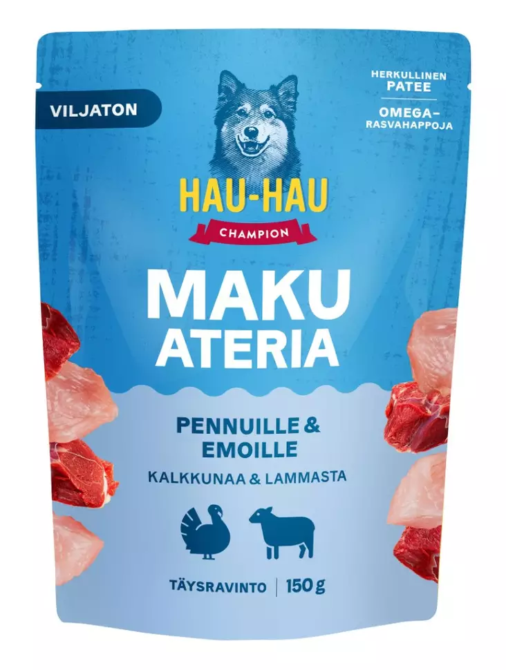 Hhc Makuateria kalkkuna&lammas 150g - Koiran märkäruoat - 6438554010734 - 1