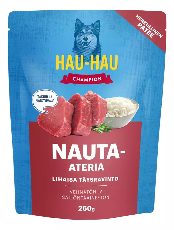Hhc Nauta-ateria 260g - Koiran märkäruoat - 6430062465884 - 1