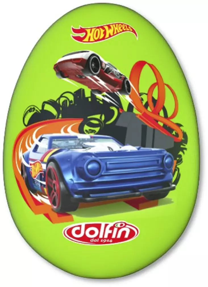 Hot Wheels yllätysmuna 110G - Pääsiäismakeiset - 8002267016994 - 1