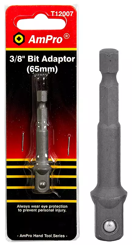 Hylsyadapteri 3/8" x 65mm crv - 3/8 Hylsyt - 795609120074 - 1