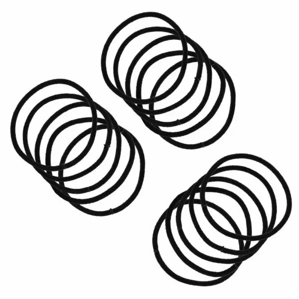 Ibero Hiuslenkki bambu musta ohut 15kpl - Hiuskoristeet - 6413890014424 - 1