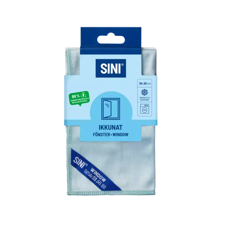 Ikkunaliina 30x30cm - Pölyhuiskat ja siivousliinat - 6423800035944 - 1