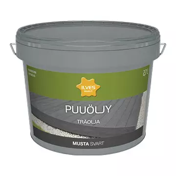 Ilves Puuöljy Musta Vesiohenteinen 2,7L - Puuöljyt - 6430026952344 - 1