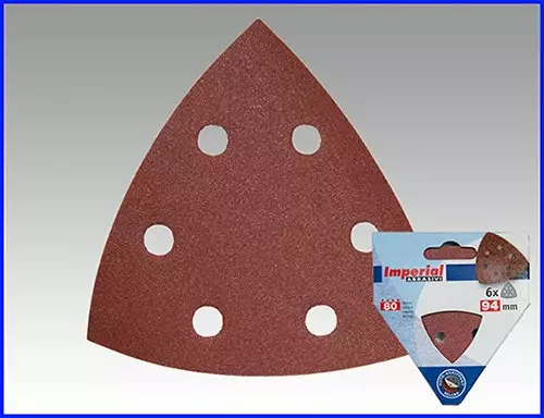 Imperial hiomakolmio 94mm K180 6kpl - Hiomapaperit - 8010626031434 - 1