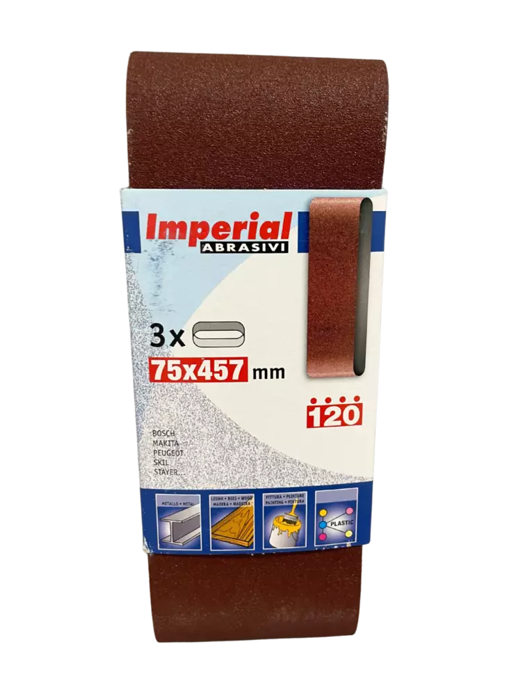 Imperial hiomanauha 75X457mm K60 3kpl - Hiomapaperit - 8010626032004 - 1