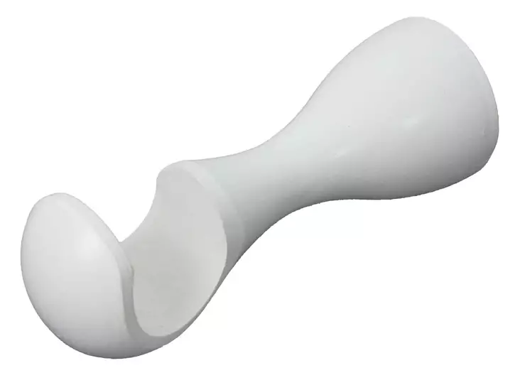 Isoäidintangon kannake 28mm valkoinen - Verhotarvikkeet - 6417012001354 - 1