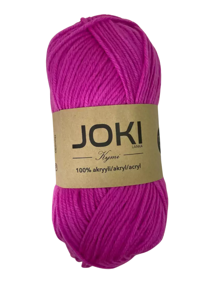 Joki Kymi Akryylilanka 100G Fuksia - Langat - 6438159370424 - 1
