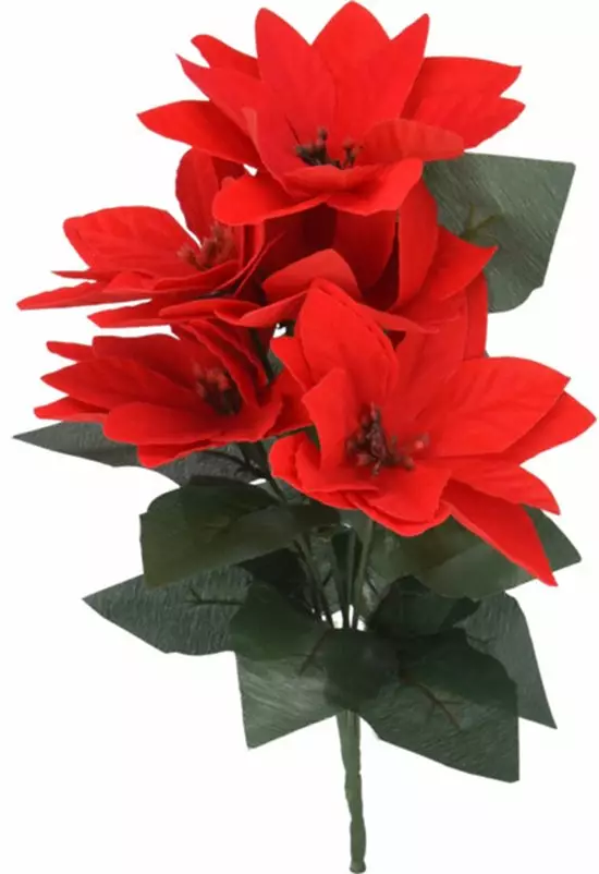 Joulutähti oksa 30cm - Joulukoristeet - 8721037198424 - 1