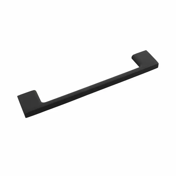 Kalustevedin Lilja 128mm samakki/musta - Vetimet ja nupit - 6414676009894 - 1