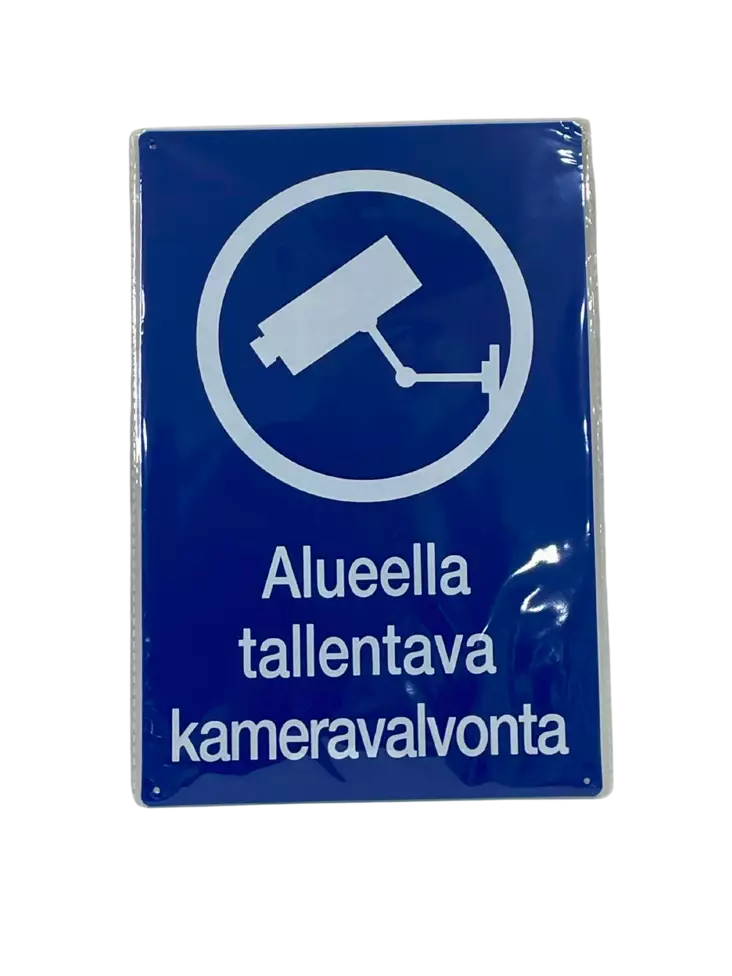 Kameravalvonta kyltti 20X30CM - Kyltit, opasteet ja numerot - 6438159771054 - 1