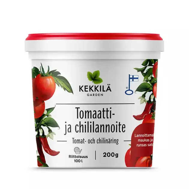 Kekkilä tomaatti ja chililannoite 200g - Puutarhalannoitteet - 6433000343534 - 1