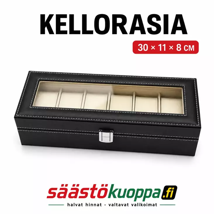 Kellorasia 30x11x8cm - Toiletti- ja meikkilaukut - 6438506026554 - 1