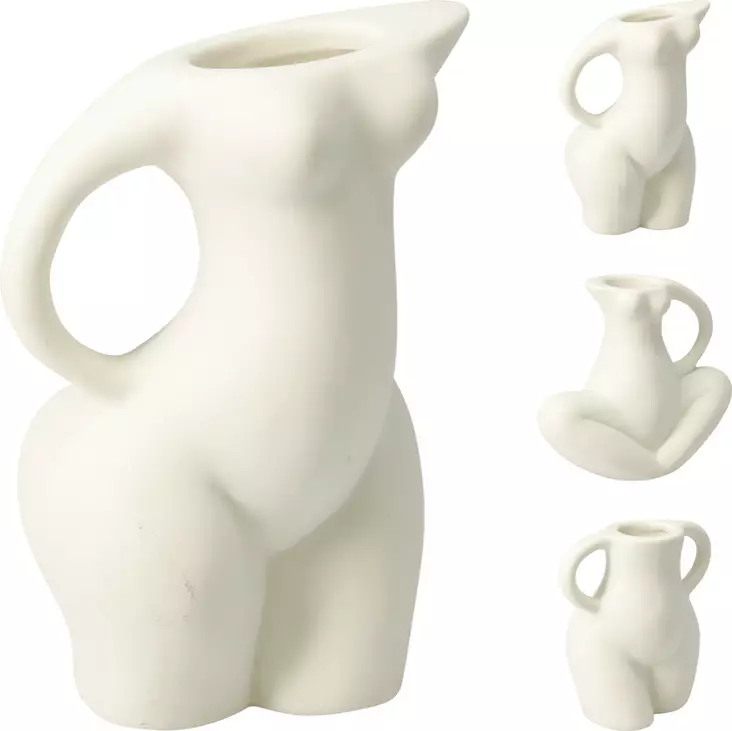 Keraaminen maljakko naisellinen keho - Maljakot ja kynttilänjalat - 8721037618694 - 1