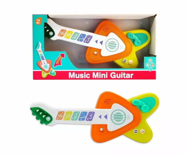 Kitara valot ja musiikki +18m - Vauvan lelut - 6410416378824 - 1