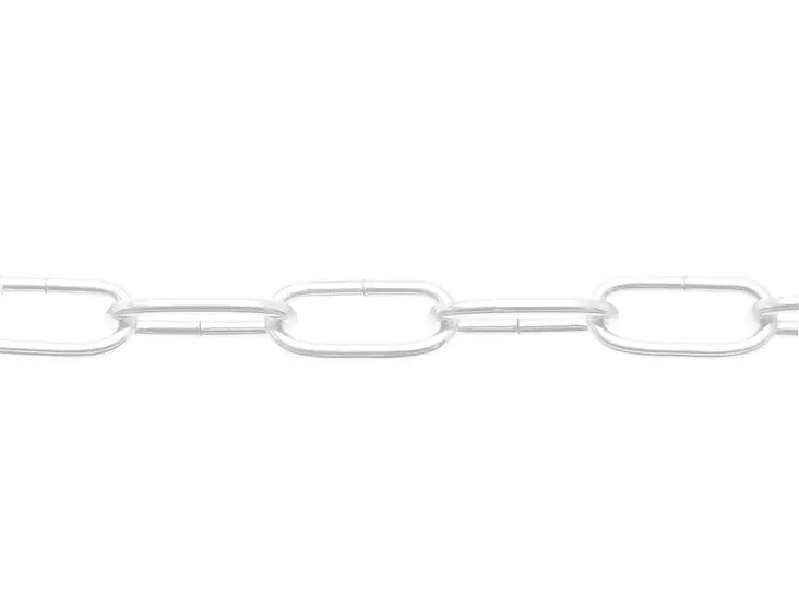Koristeketju L20 teräs / valkoinen - Kettingit, vaijerit ja rautalangat - 6414676010524 - 1