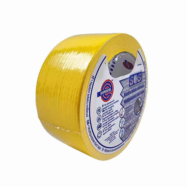 Korjausteippi keltainen 50mm x 2m - Teipit - 8001814154974 - 1