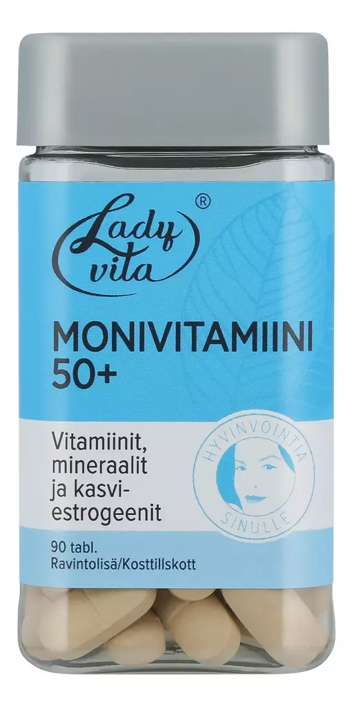 Ladyvita monivitamiini 50+ ravintolisä - Vitamiinit ja mineraalit - 5702071388814 - 1