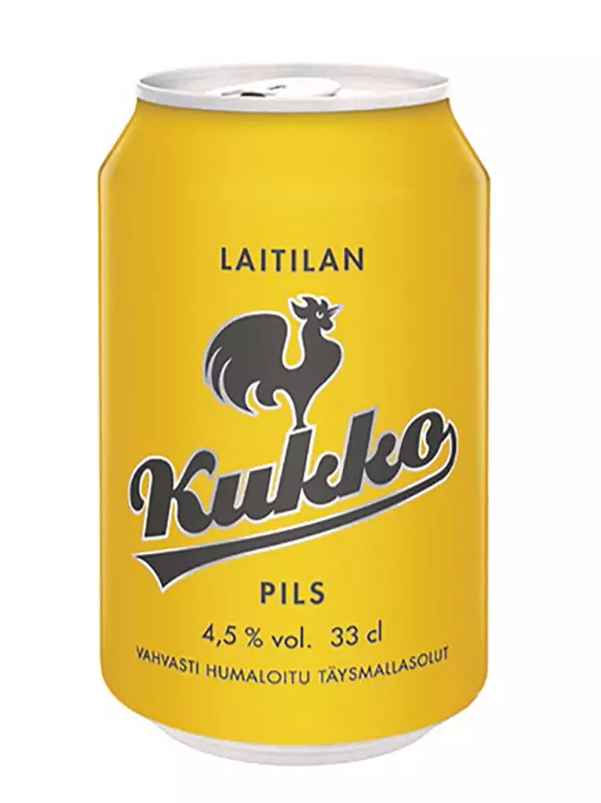 LAITILAN KUKKO 4,5% 0,33L/TÖLKKI - Kissat - 6418654002884 - 1
