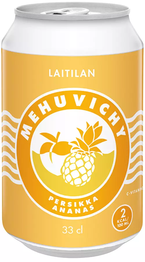 LAITILAN MEHUVICHY PERSIKKA-ANANAS - Kissat - 6418654005854 - 1