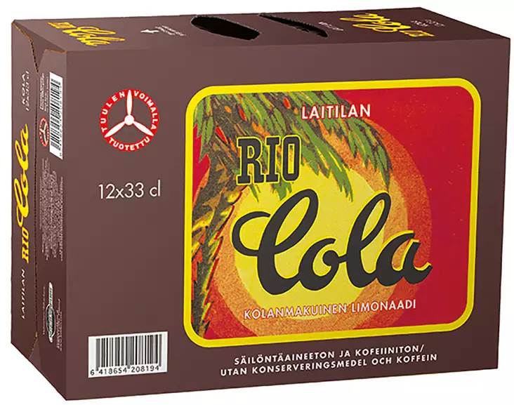 LAITILAN RIO COLA 12-PACK - Kissat - 6418654208194 - 1